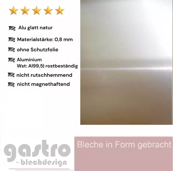 Aluminium Glattblech
